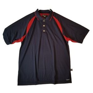 Pro Celebrity Polo shirt Men's Size Large actual XL Blue & Red